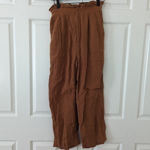 Free people gauze pants xs